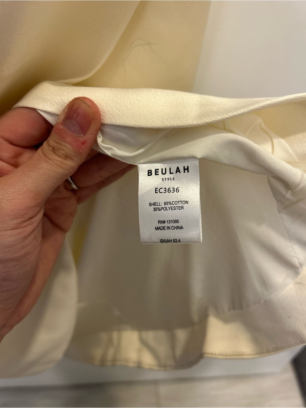 Beulah I Do Satin Elegant Corset Dress in Ivory - Picture 8 of 12